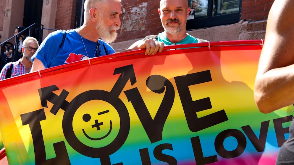 Anhänger der LGBTQ-Bewegung in New York. (Archivbild)