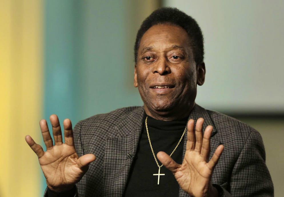 Edson Arantes do Nascimento, meglio conosciuto come Pele, in un'immagine del 2014