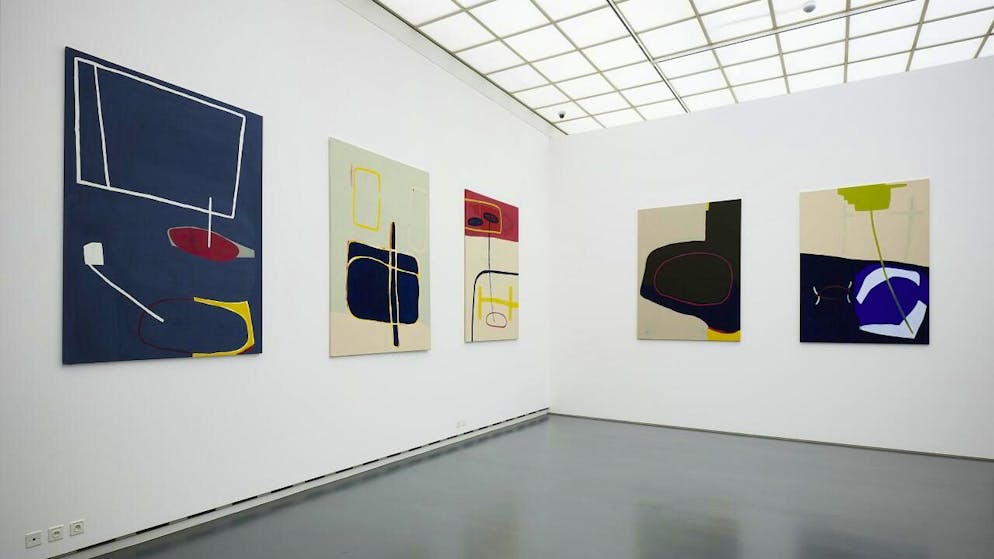 Blick in die traditionelle Jahresausstellung "Auswahl 22" im Aargauer Kunsthaus.