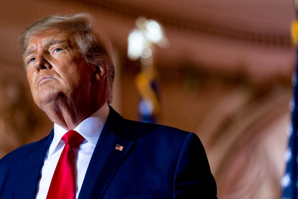 Ex-US-Präsident Donald Trump in seinem Anwesen Mar-a-Lago.
