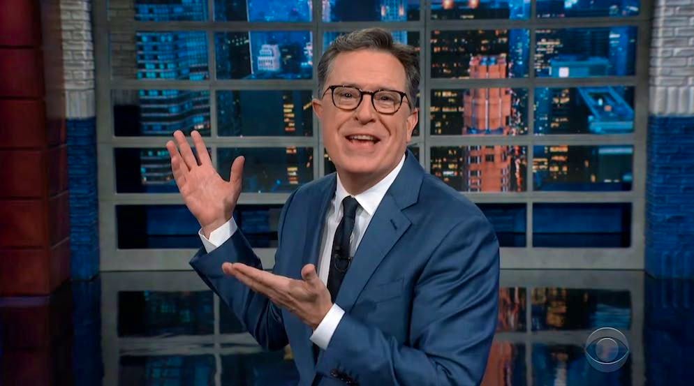 Nel suo monologo, Stephen Colbert affronta ancora una volta il mondo emotivo statunitense.
