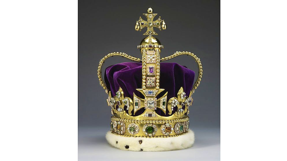 La couronne de Saint Edouard est exposée à la tour de Londres (archives).