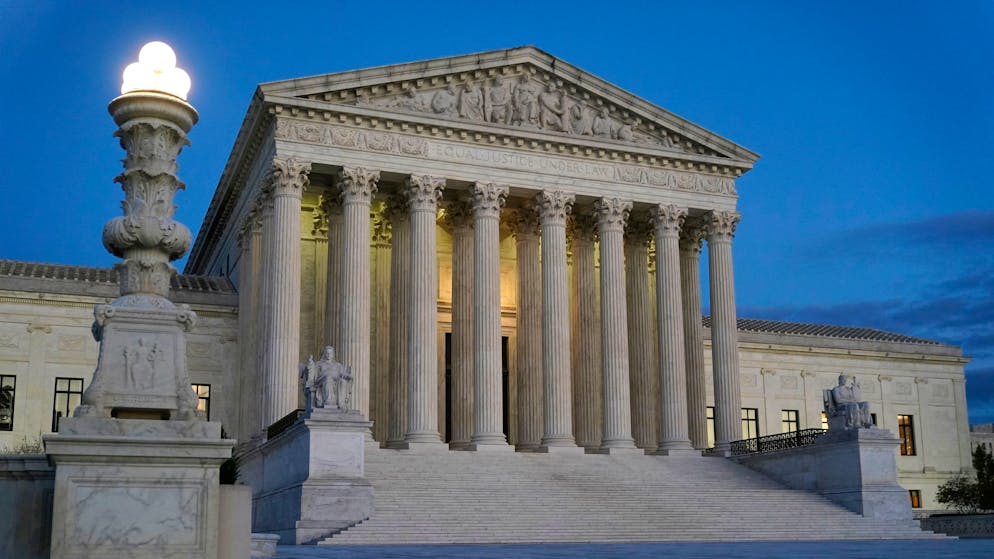 Wichtige Entscheidungen stehen an: Das Oberste Gericht der USA auf dem Capitol Hill in Washington.