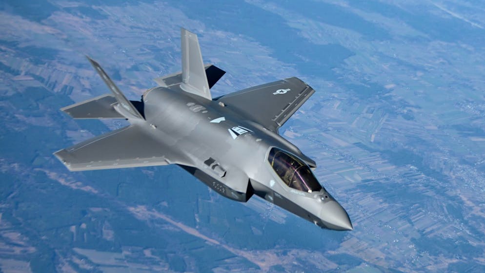 Das von der U.S. Air Force zur Verfügung gestellte Bild zeigt einen F-35-Jet über Polen.