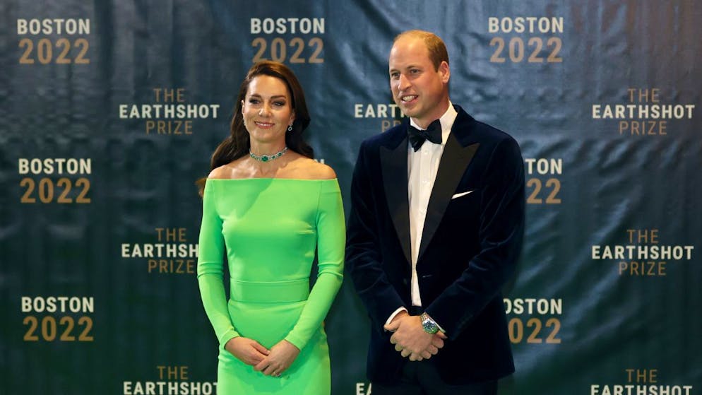 Il principe William con la moglie Kate a Boston per la consegna dei premi Earth Shot