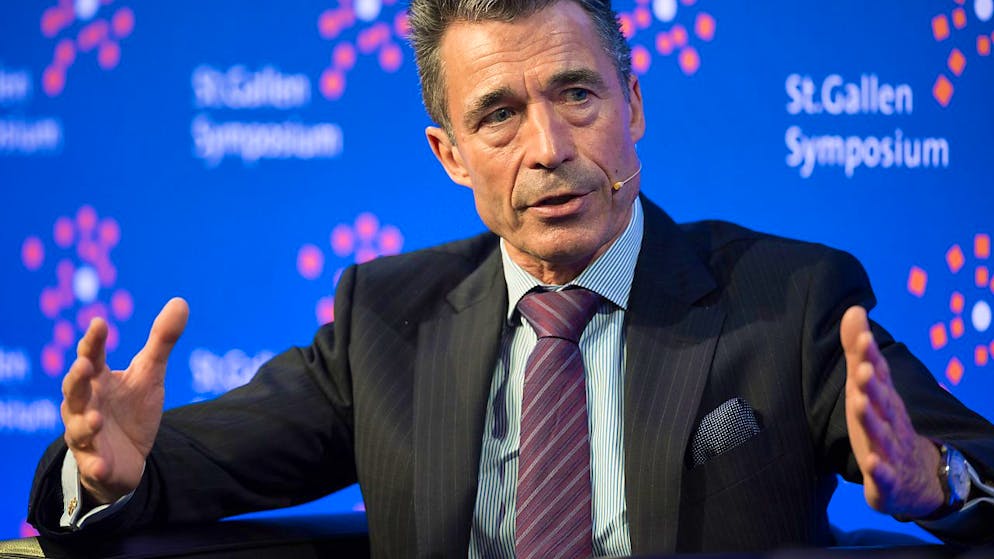 Der ehemalige Nato-Generalsekretär Anders Fogh Rasmussen hat kein Verständnis für die Auslegung der Schweizer Neutralitätspolitik. (Archivbild)