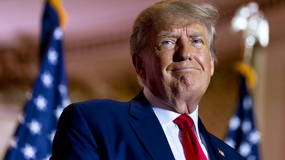 Donald Trump a annoncé sa candidature à l'élection présidentielle de 2024 en l'absence des figures de son parti (archives).