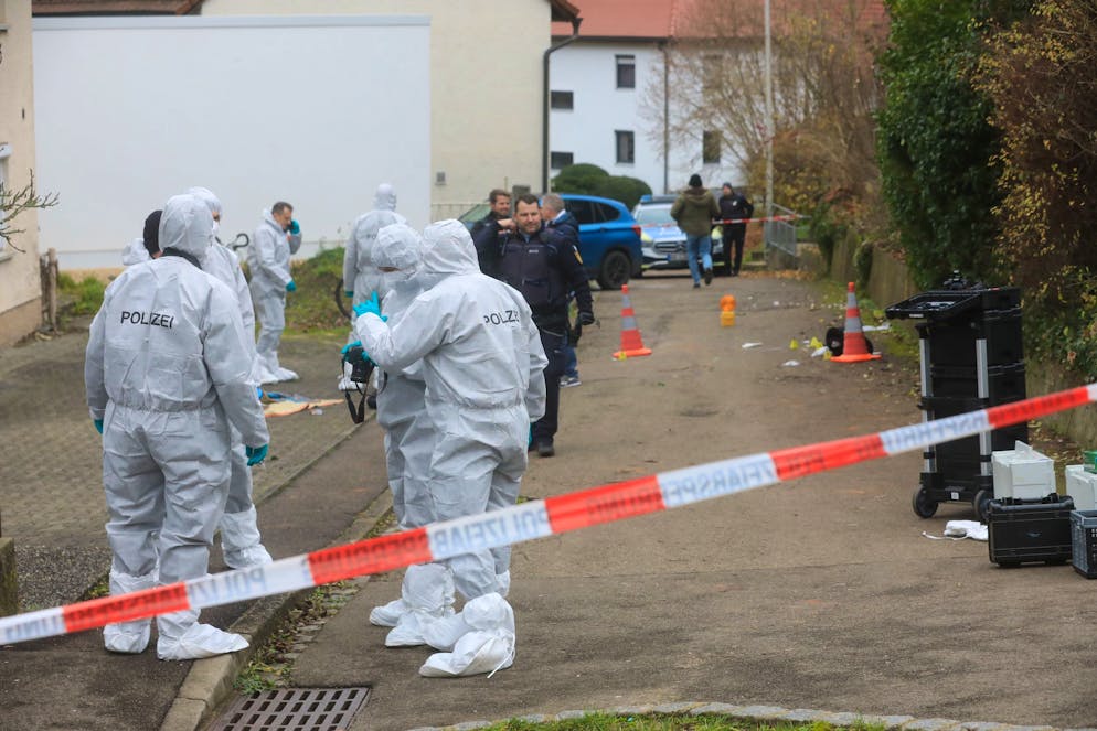 La polizia sul luogo dell'attacco in Germania