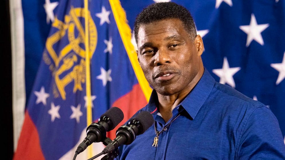 Wenn Herschel Walker die Stichwahl für sich entscheiden kann, würde das auch einen Triumph für Donald Trump bedeuten.