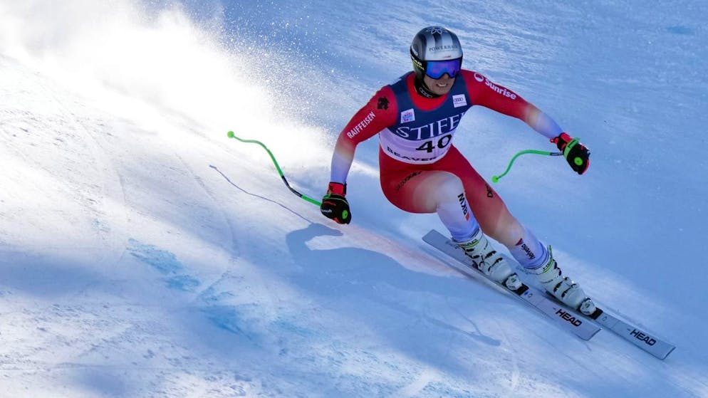 Der Rücken schmerzt: Ralph Weber, hier bei der Trainingsfahrt in Beaver Creek, beisst auf die Zähne.