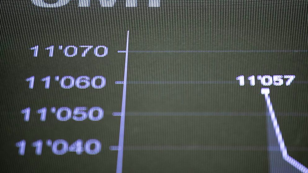 L'SMI è oggi sceso fino a sfiorare quota 11'000 punti.