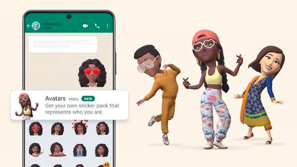 Avatar danzanti invece di noiosi selfie: ecco come gli utenti di Whatsapp si presenteranno in futuro.