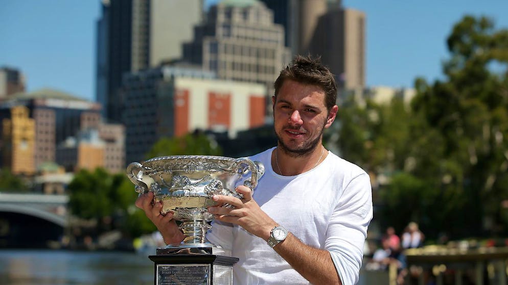 2014 Champion in Melbourne, auch neun Jahre später dank eines geschützten Rankings wieder am Australian Open: Stan Wawrinka