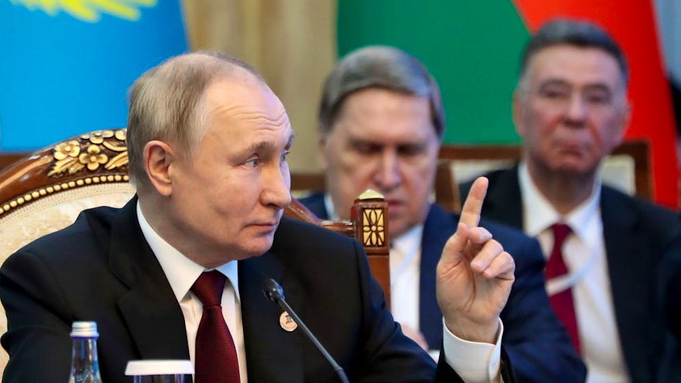 "Il faudra trouver un accord sur l'Ukraine", a dit Vladimir Poutine à Bichkek, au Kirghizistan.