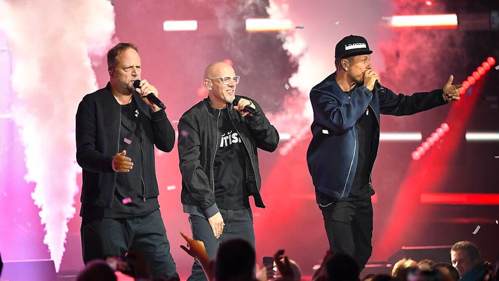 Die Fantastischen Vier, hier bei einer TV-Show, treten nächsten Sommer am Seaside Festival in Spiez auf. (Archiv)