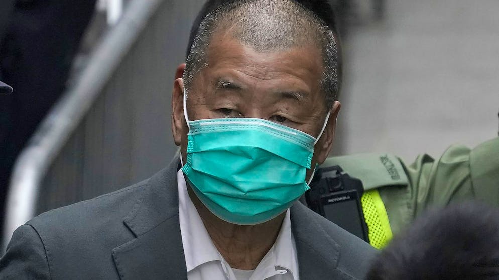 Der Hongkonger Demokratieaktivist Jimmy Lai ist erneut zu einer mehrjährigen Haftstrafe verurteilt worden. (Archivbild)