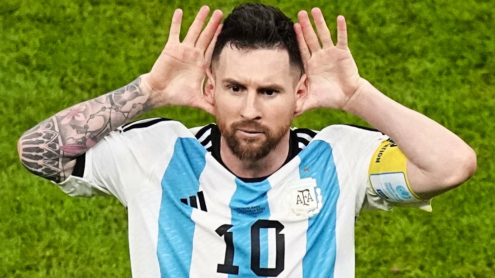 Après avoir inscrit le penalty du 2-0, Messi s’est signalé par une célébration de but inhabituelle.