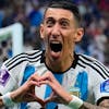 Ángel Di María jubelt über seinen Treffer zum 2:0 für die Argentinier.