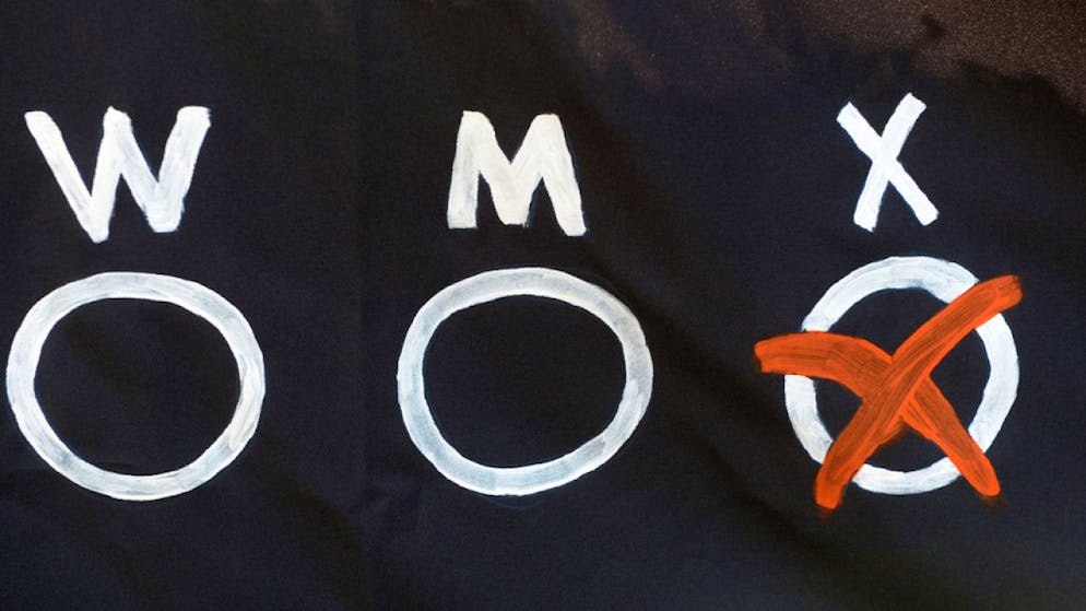 Voraussetzungen nicht erfüllt. Bundesrat erteilt Einführung des dritten Geschlechts eine Abfuhr