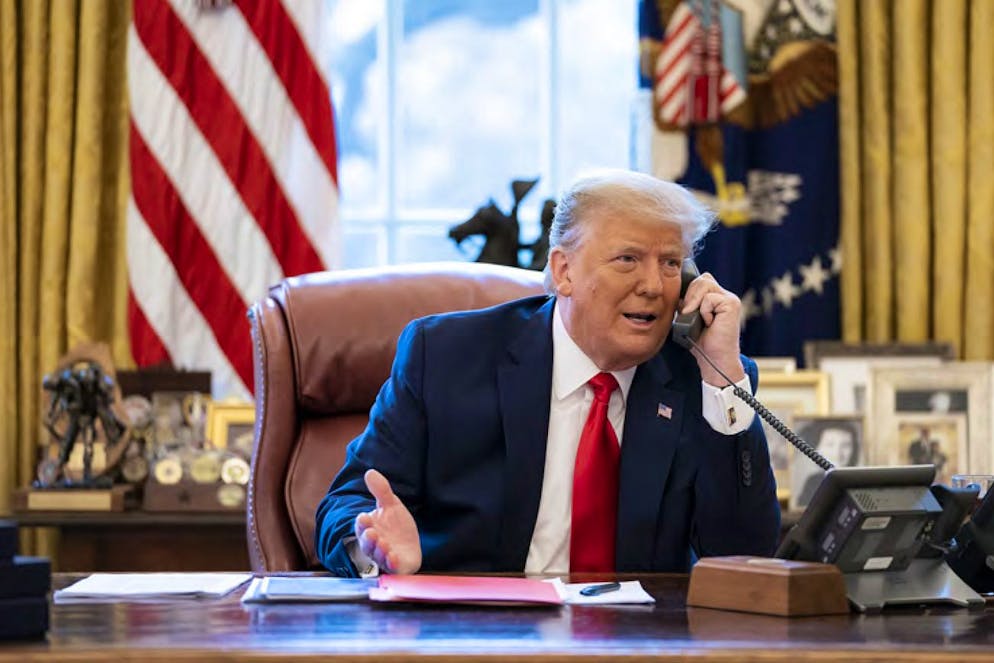 L'ex presidente degli Stati Uniti Donald Trump (foto d'archivio).