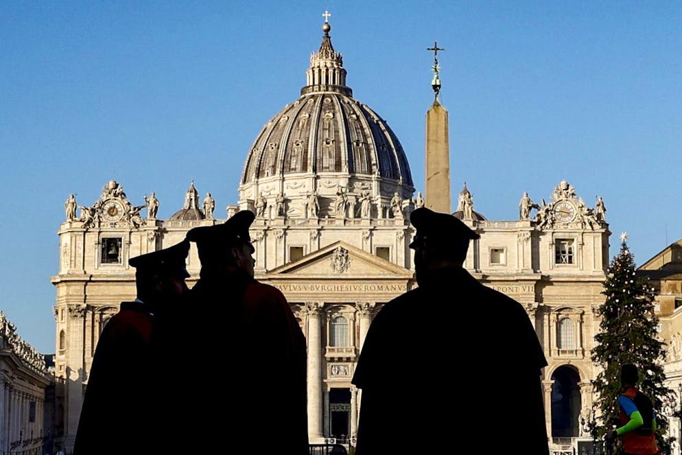Piazza San Pietro a Roma il 1° gennaio 2023.