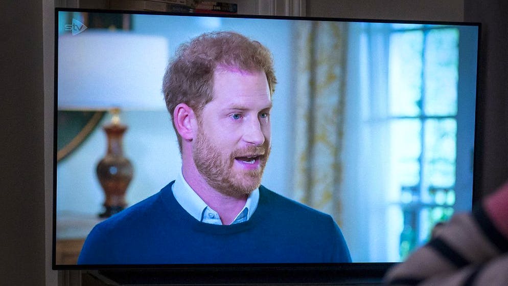 Prinz Harry im am Sonntag ausgestrahlten Interview des britischen Senders ITV.