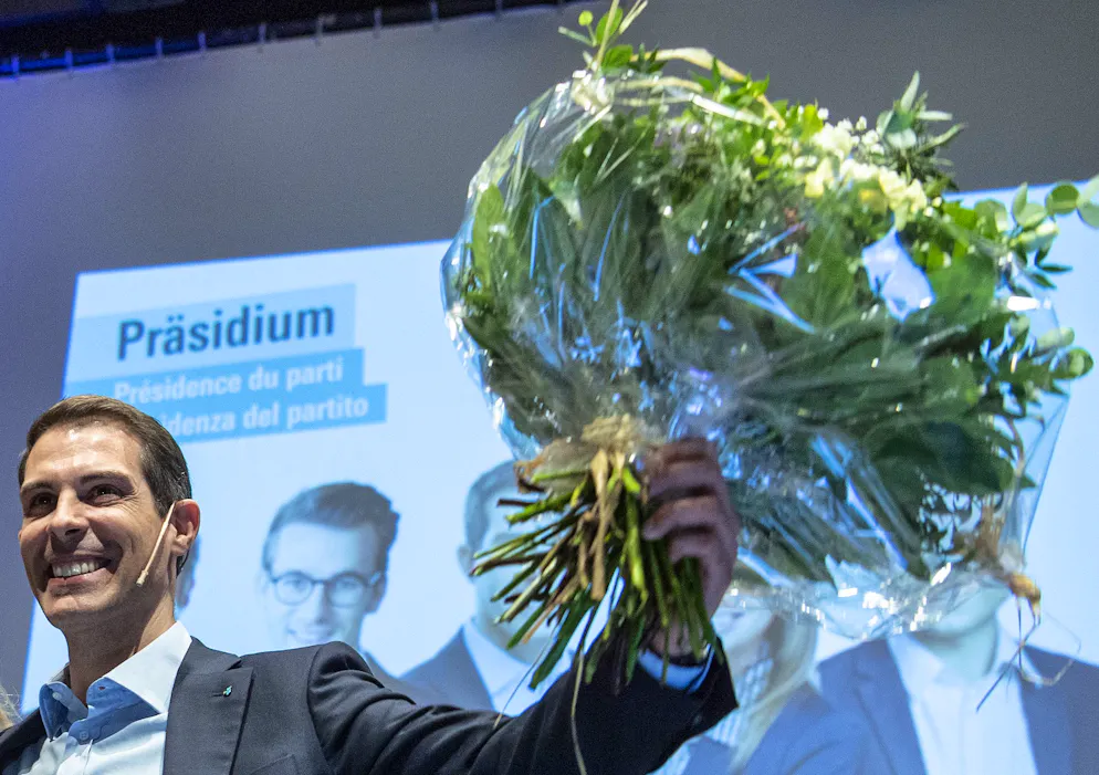 SVP und FDP: Erstes Wahljahr für die Parteipräsidenten. Auch bei der FDP gab es seit den letzten Eidgenössischen Wahlen 2019 einen Wechsel an der Parteispitze: Thierry Burkart amtet seit dem 2. Oktober 2021 als Präsident. 
