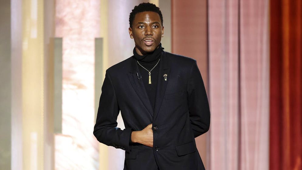 Schulserie «Abbott Elementary» räumt bei Golden Globes ab - Gallery. Der amerikanische Komiker, Schauspieler und Filmemacher Jerrod Carmichael moderierte die Golden Globes am Dienstagabend im Beverly Hilton Hotel in Beverly Hills.