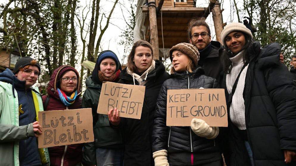 Trotz Abriss-Start. Greta Thunberg besucht Lützerath