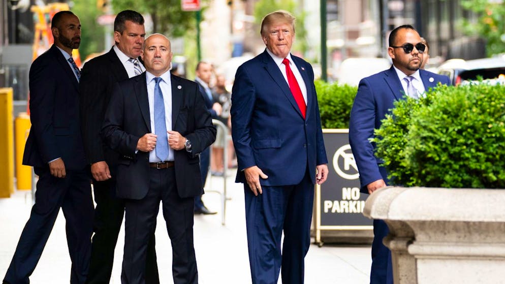 La Trump Organization, entreprise familiale de l'ex-président américain, écope d'une amende salée pour fraude fiscale (archives).