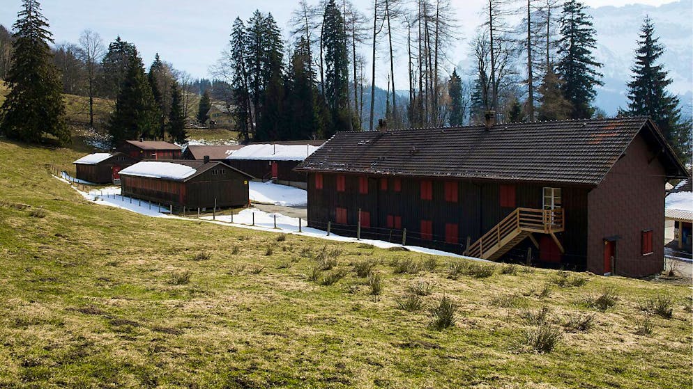 Das Truppenlager im Eigenthal war bereits 2012 eine Unterkunft für Flüchtlinge. (Archivaufnahme)