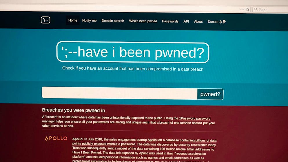 Le site haveibeenpwned.com recense les identifiants piratés (actuellement, plus de 12 milliards) et vous permet de savoir si le vôtre en fait partie.