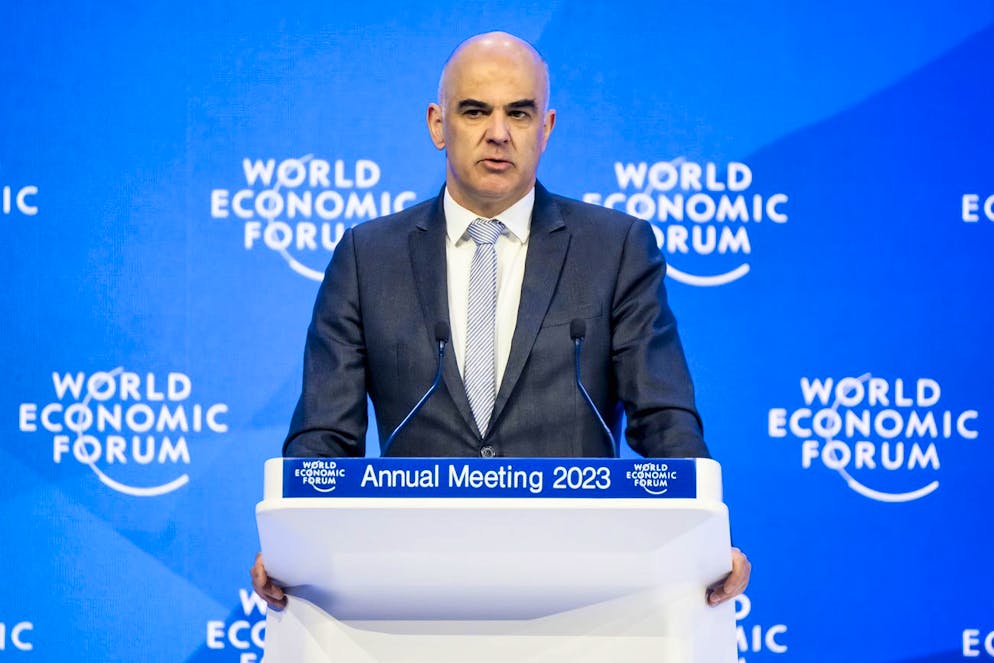 Le président de la Confédération Alain Berset estime que les démocraties sont à «un tournant», déplorant plus d'inégalités.
