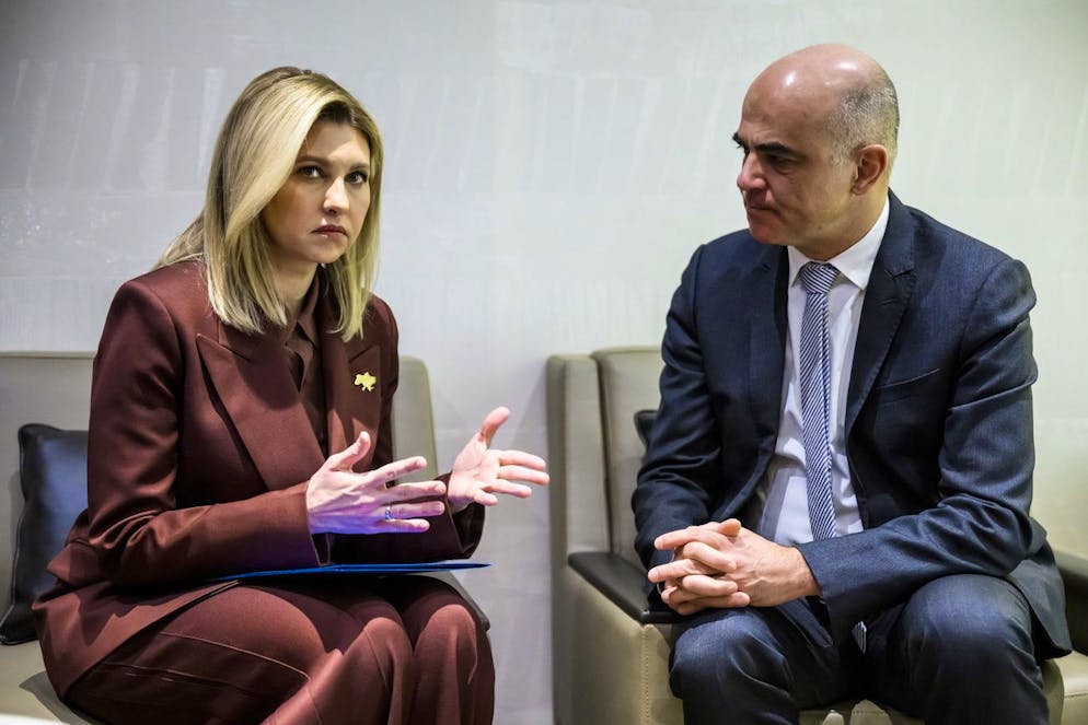 En ouvrant mardi le WEF à Davos (GR) devant la Première Dame ukrainienne Olena Zelenska, il a répété la condamnation suisse de l'offensive russe.