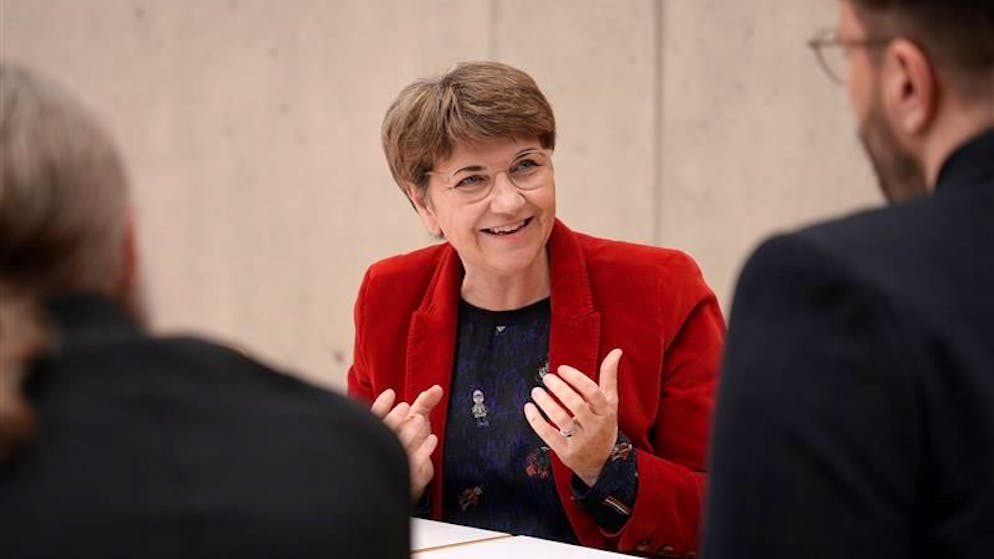 blue News trifft Viola Amherd. «Ueli Maurers Abschiedsgeschenk war völlig in Ordnung»