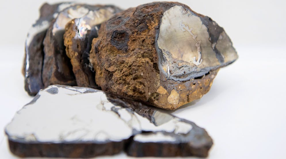 Der Twannberg-Meteorit, der 1984 gefunden wurde, ist 2016 in einer Sonderausstellung im Naturhistorischen Museum in Bern gezeigt worden.
