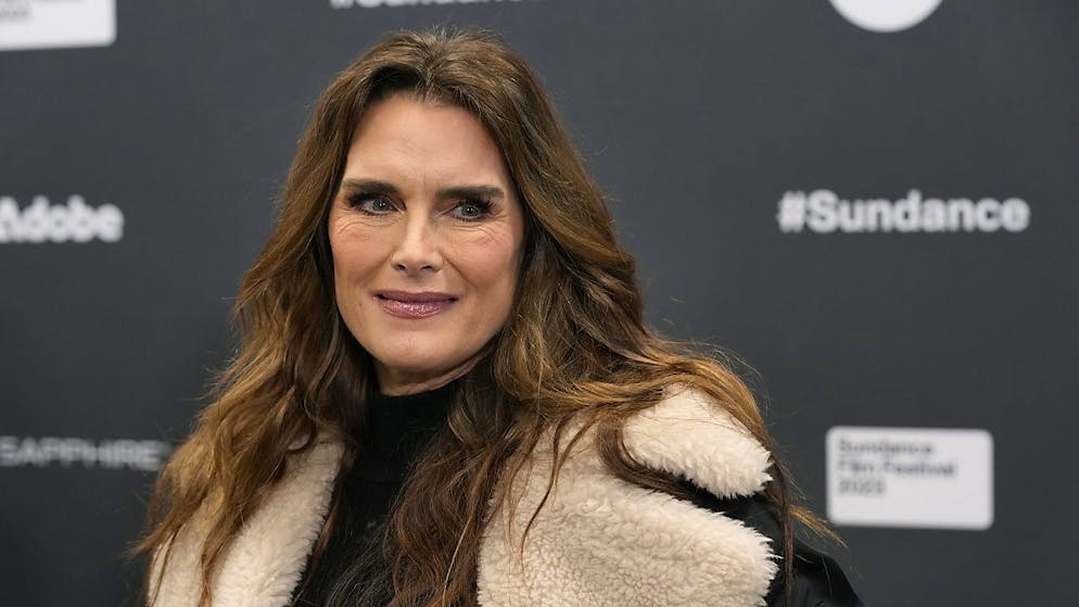 Brooke Shields at the premiere of the documentary about her life.