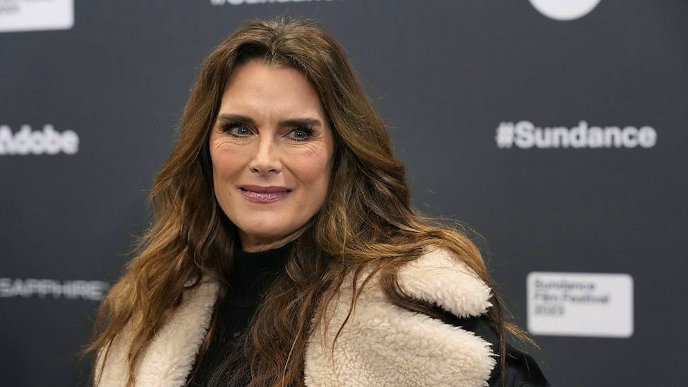 Brooke Shields at the premiere of the documentary about her life.
