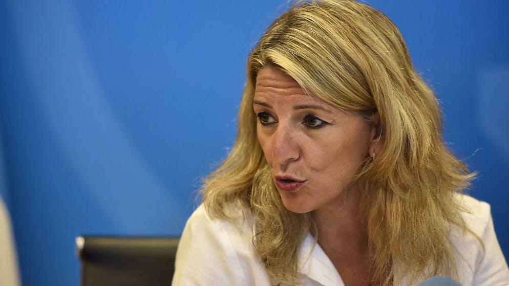 In Spagna è stata approvata il decreto che garantisce un sussidio di disoccupazione per i lavoratori del settore artistico e creativo. Nella foto, la ministra del lavoro spagnola, Yolanda Díaz.