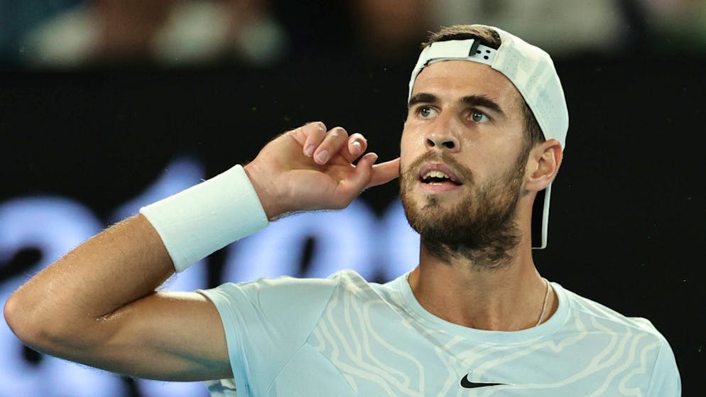 Sorgt am Australian Open für Aufsehen: der Russe Karen Chatschanow