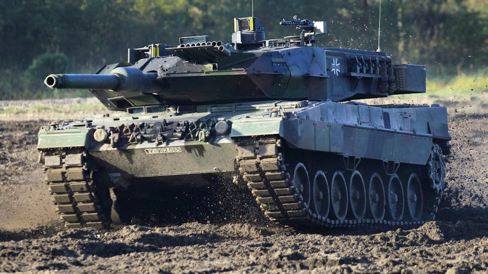 L'Allemagne va livrer à l'Ukraine 14 chars Leopard de Type 2A6, pris sur les stocks de la Bundeswehr. (archives).
