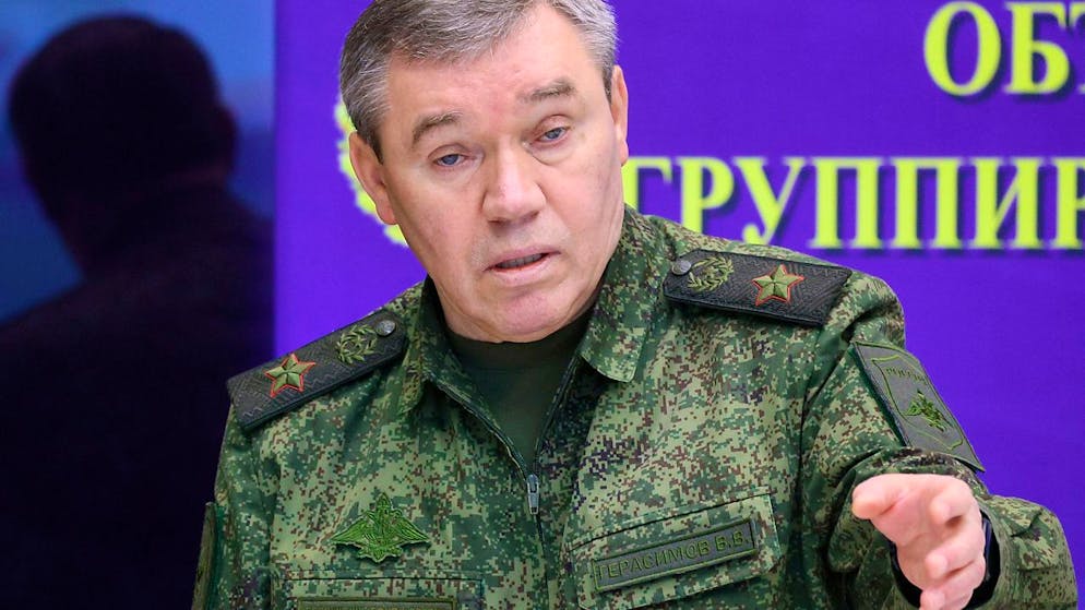 ARCHIV - Waleri Gerassimow hat erst kürzlich das Kommando über die Kriegstruppen übernommen. Foto: Gavriil Grigorov/Pool Sputnik Kremlin/AP/dpa
