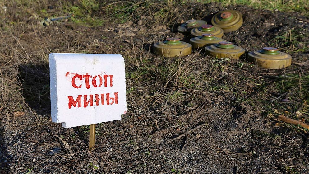 Du matériel suisse de déminage pourrait atterrir en Ukraine (image symbolique).