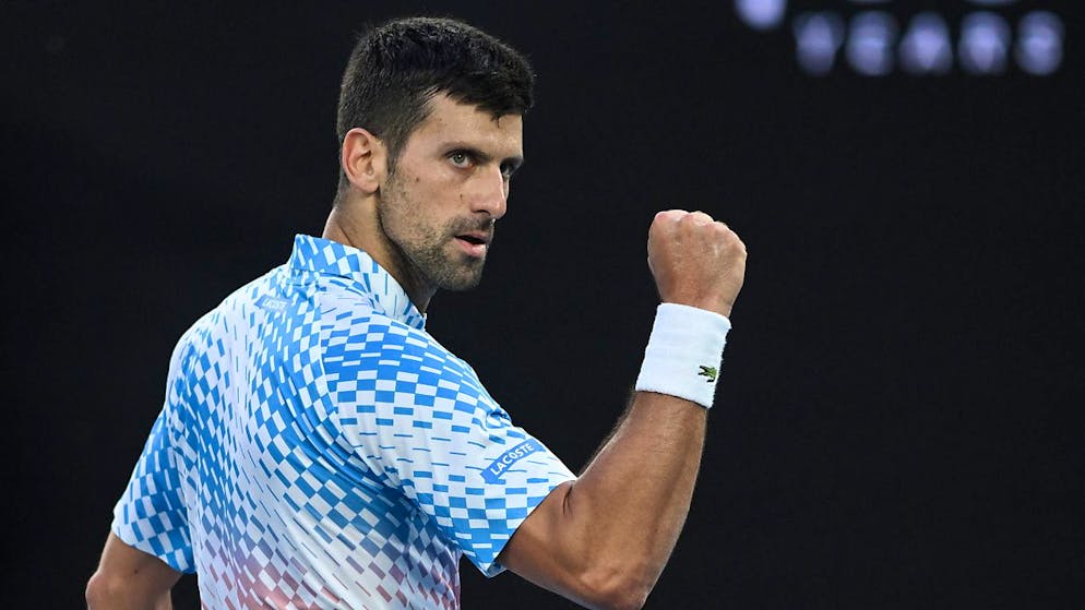 Der Blick und die Geste sagen alles: Novak Djokovic hat die Partie im Griff.