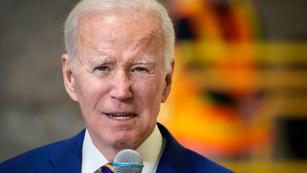 US-Präsident Joe Biden am 31. Januar bei einem Termin in New York. 