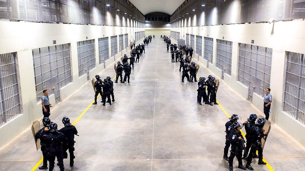 In dem neuen Gefängniskomplex sollen bis zu 40’000 Gefangene eingesperrt werden.