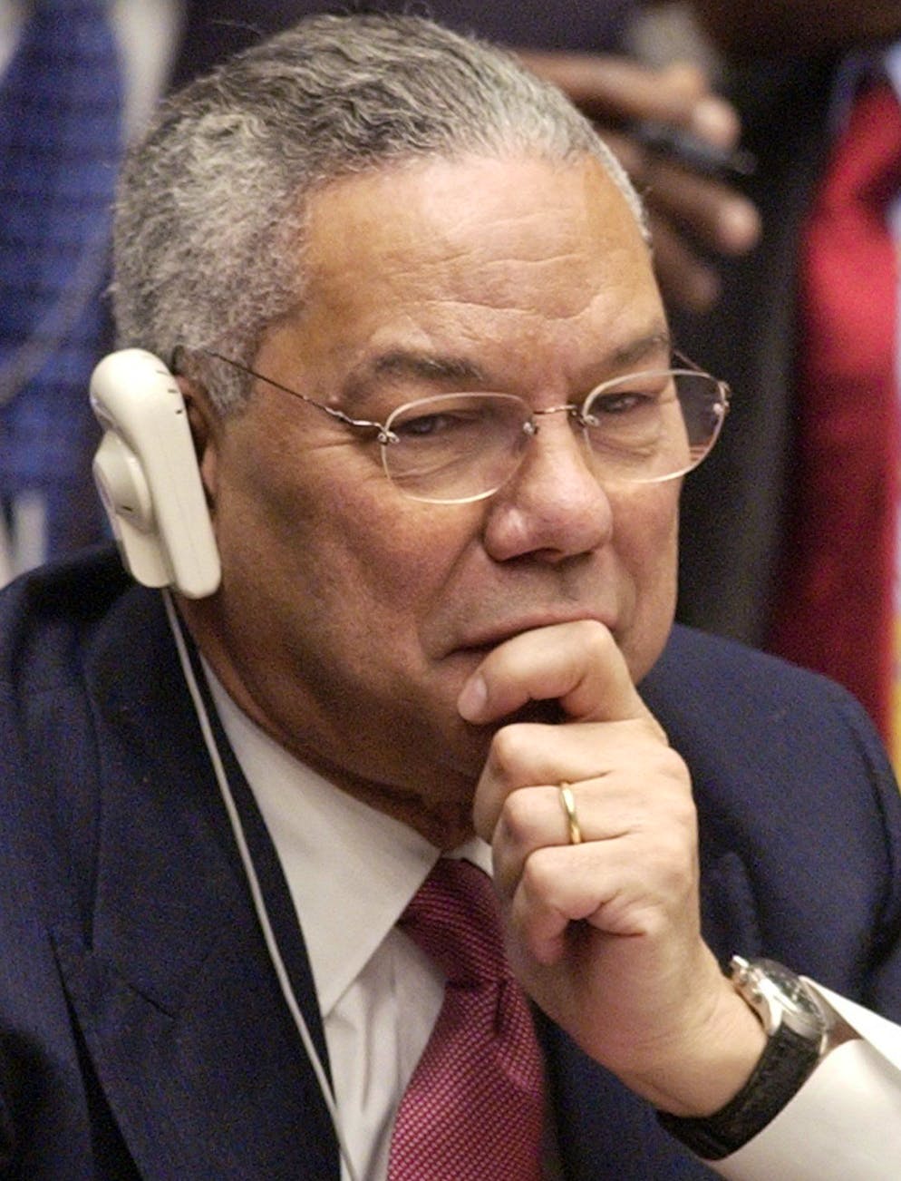 Colin Powells Körpersprache im Un Sicherheitsrat 2003