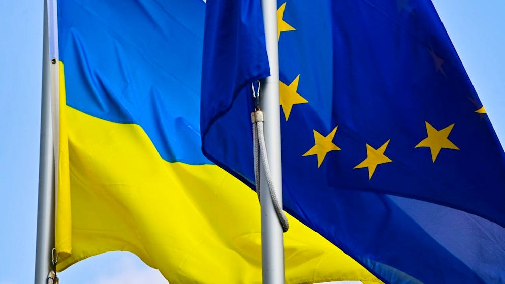 ARCHIV - Erstmals seit der Beginn der russischen Invasion in die Ukraine reisen gleich 16 Vertreter der EU-Kommission nach Kiew. Foto: Patrick Pleul/dpa-Zentralbild/ZB