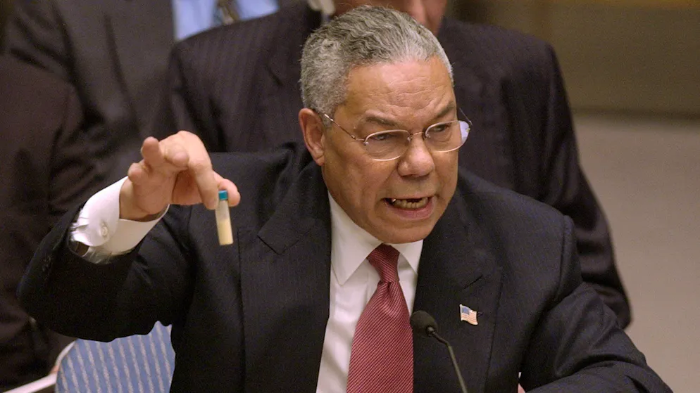 2003 im UN-Sicherheitsrat. Wie sich Colin Powell nach seiner Rede fühlte? «Schrecklich!»