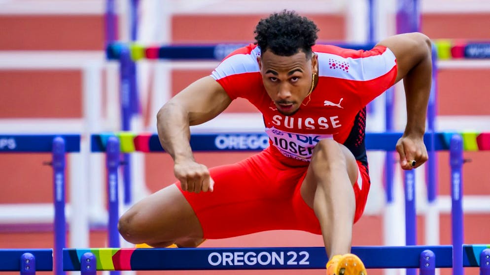 Jason Joseph an der WM 2022 in Eugene.